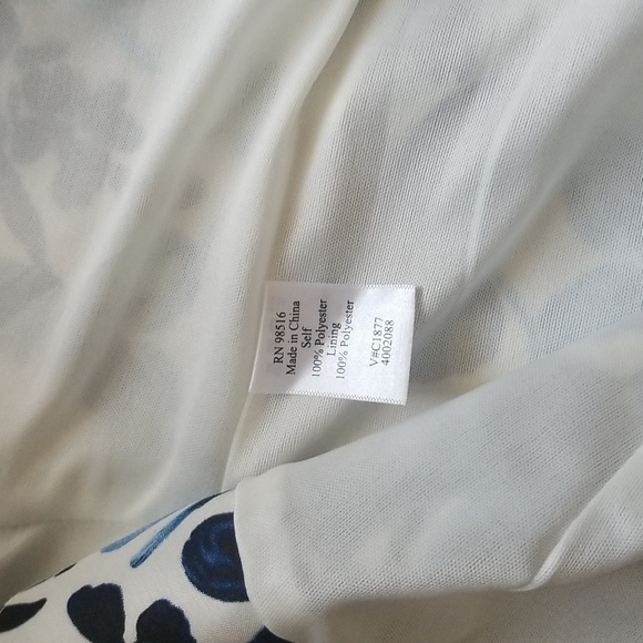 Coldwater Creek Easter Dress 14 Petite with Cardigan Size Medium (10-12) - Picture 10 of 14